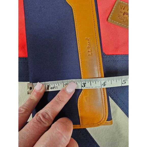 LL Bean Canvas/ leather Travel Passport ID Organizer for man or woman - Picture 13 of 13